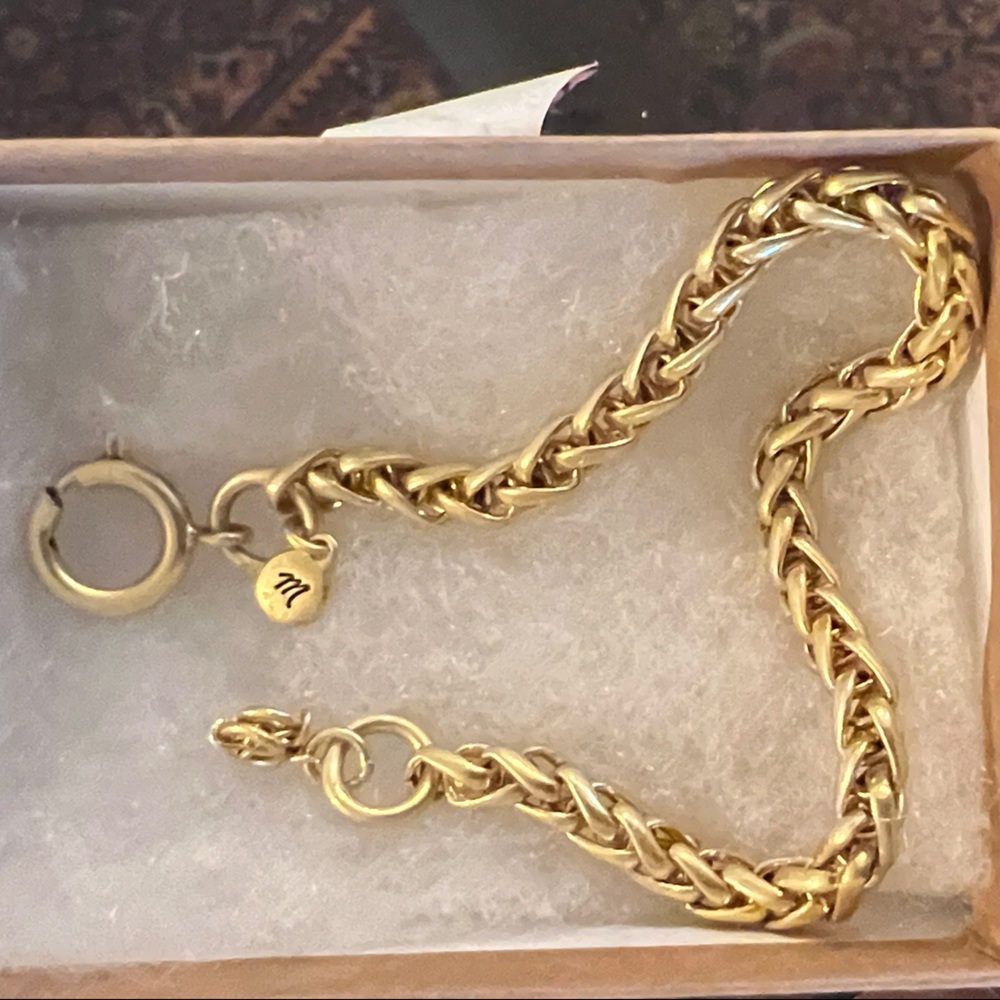 Madewell Gold Rope-Link Bracelet - Picture 2 of 2